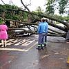 Tempestade provocou estragos e danos em órgãos da Prefeitura.