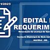 EDITAL DE REQURIMENTO nº011/2023 