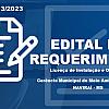 EDITAL DE RECEBIMENTO 13/2023