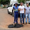 Prefeitura executa limpeza vias públicas e inicia operação tapa-buraco