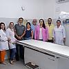 Prefeita verifica instalação dos novos aparelhos de Raio-X e Tomografia no Hospital Municipal
