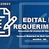EDITAL DE REQURIMENTO nº012/2023 